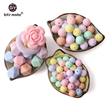 Let's make 102pc Silicone Teether Candy Colors DIY Beads Set Flower Making Baby Shower Gift Accessories BPA Free Baby Teethers
Let's make 102pc Silicone Teether Candy Colors DIY Beads Set Flower Making Baby Shower Gift Accessories BPA Free Baby Teethers