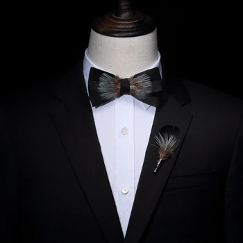 Free shipping new fashion men's male Winter handmade feather dress bow tie SET groom wedding wedding party brother group host
Free shipping new fashion men's male Winter handmade feather dress bow tie SET groom wedding wedding party brother group host