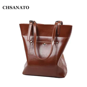 CHSANATO Genuine Leather Women Handbags 2020 New Female Lady Fashion Handbag Business Girls Shoulder Hobos Tote Bags
CHSANATO Genuine Leather Women Handbags 2020 New Female Lady Fashion Handbag Business Girls Shoulder Hobos Tote Bags