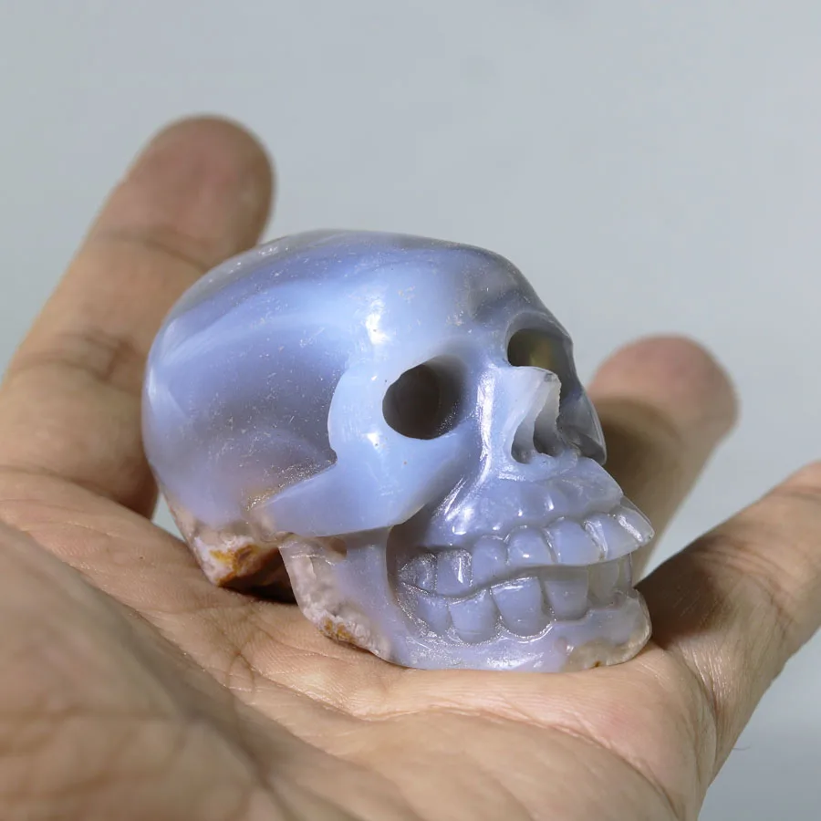 2.41"GEODE AGATE JASPER Handmade Carved Crystal Skull Crystal Realistic Crystal Healing Furnishing Articles Figurine N15
2.41"GEODE AGATE JASPER Handmade Carved Crystal Skull Crystal Realistic Crystal Healing Furnishing Articles Figurine N15