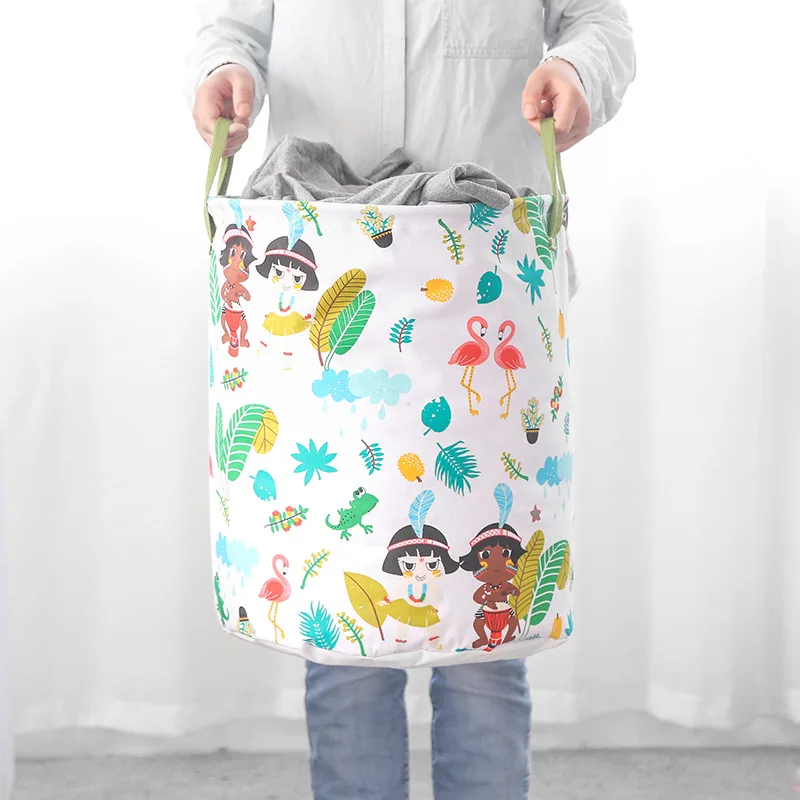 Cartoon Folding Dirty Clothes Storage Basket Children Toy Storage Bucket Waterproof Cotton Linen Sundries Storage Box Organizer
Cartoon Folding Dirty Clothes Storage Basket Children Toy Storage Bucket Waterproof Cotton Linen Sundries Storage Box Organizer