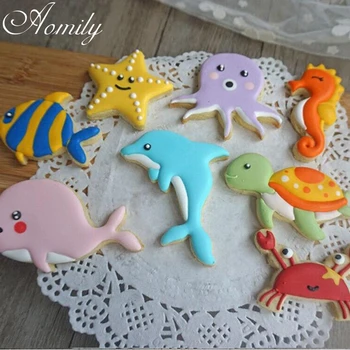 Aomily 8Pcs/Set Ocean Animals Cookies Mold DIY Handmade Biscuit Chocolate Baking Mould Bakeware Fondant Cake Decorating Tools
Aomily 8Pcs/Set Ocean Animals Cookies Mold DIY Handmade Biscuit Chocolate Baking Mould Bakeware Fondant Cake Decorating Tools