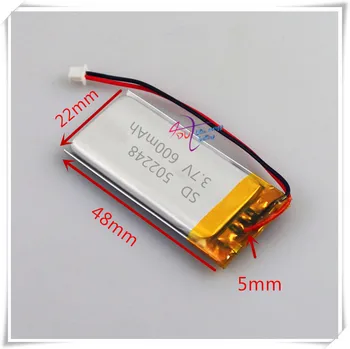 li-po XHR-2P 2.54 3.7V 600mAh 502248 482249 polymer lithium battery Bluetooth wireless speaker learning machine
li-po XHR-2P 2.54 3.7V 600mAh 502248 482249 polymer lithium battery Bluetooth wireless speaker learning machine