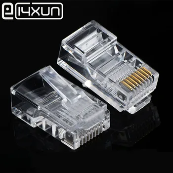 10Pcs/lot RJ45 Cat5 CAT5e Male Plug RJ-45 Gold Plated Network Modular Plug 8P8C Connector
10Pcs/lot RJ45 Cat5 CAT5e Male Plug RJ-45 Gold Plated Network Modular Plug 8P8C Connector