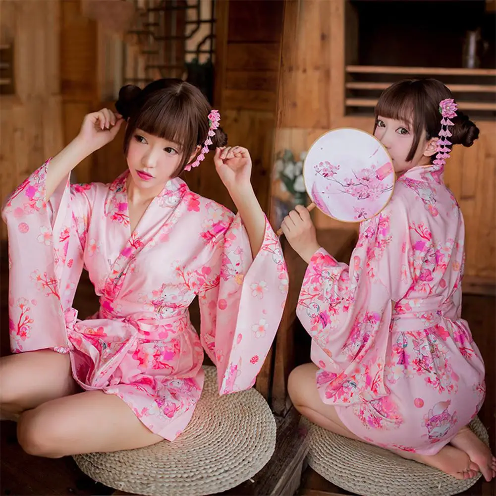 Women Erotic Underwear Sexy Tempting Cherry Blossoms Cosplay Housemaid Costume Kimono Pajamas
Women Erotic Underwear Sexy Tempting Cherry Blossoms Cosplay Housemaid Costume Kimono Pajamas