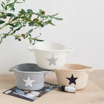 1 Pc Fashion Cotton Rope Storage Basket with Handle Container Toys Cosmetic Bags 2019 New
1 Pc Fashion Cotton Rope Storage Basket with Handle Container Toys Cosmetic Bags 2019 New