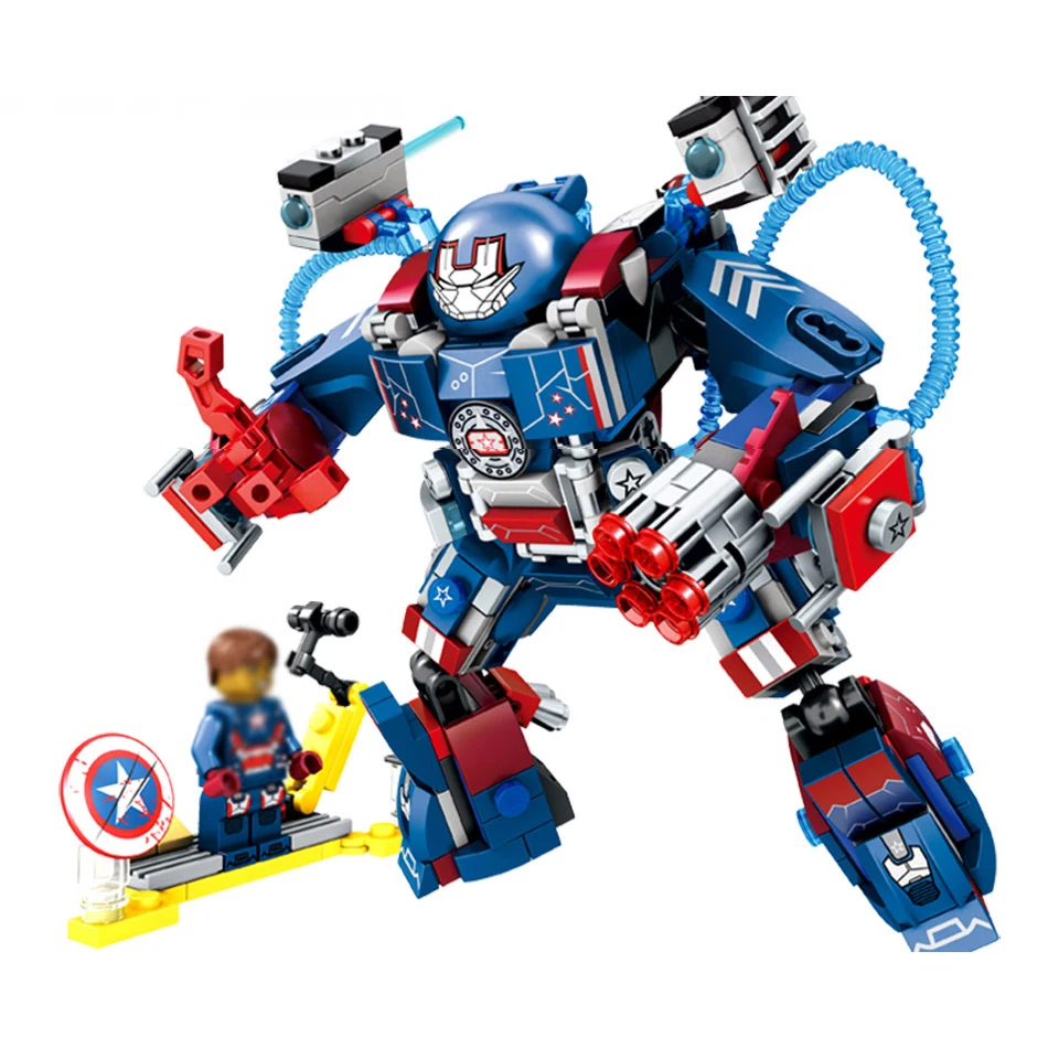 iron man robot lego set