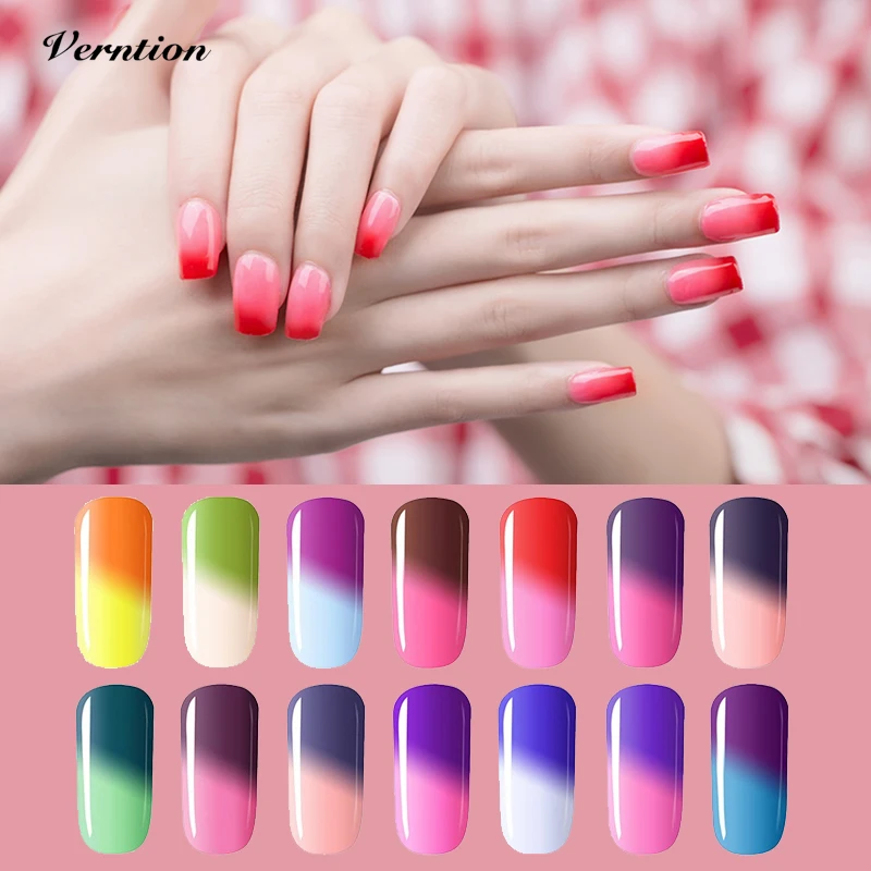 Verntion Lucky Temperature Change Gel Nail Polish Art Soak Off Semi Permanent Gel Varnish Color Changing Acrylic Paint
Verntion Lucky Temperature Change Gel Nail Polish Art Soak Off Semi Permanent Gel Varnish Color Changing Acrylic Paint