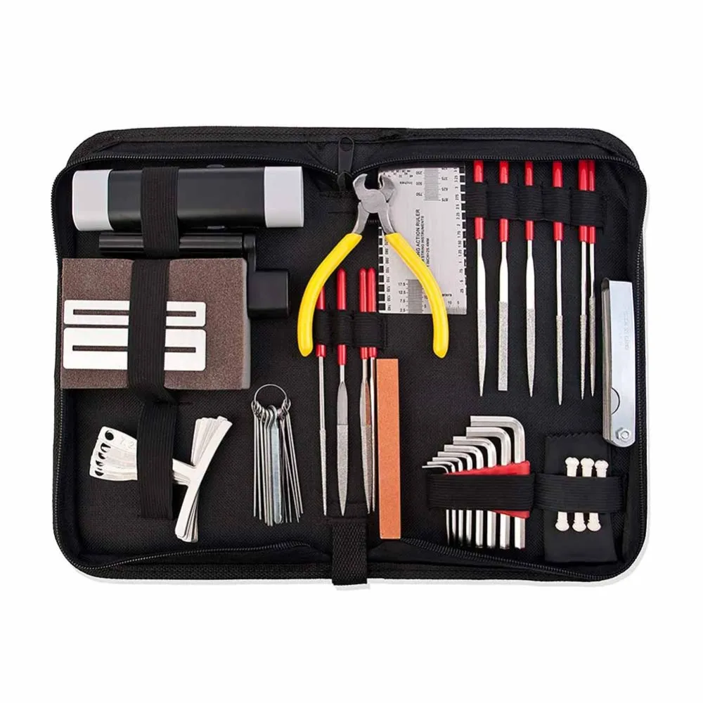 14 Pcs Guitar Care Tool Repair Maintenance Tech Kit Needle File String Set for Acoustic Electric Bass Guitar Tools Kit
14 Pcs Guitar Care Tool Repair Maintenance Tech Kit Needle File String Set for Acoustic Electric Bass Guitar Tools Kit