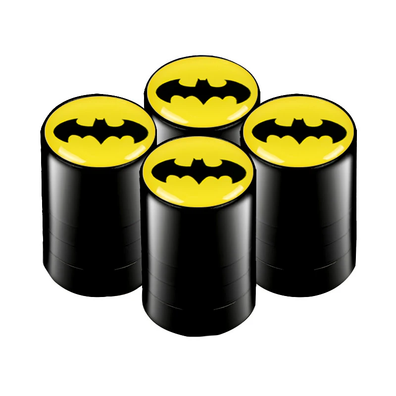 4Pcs Aluminum alloy Batman Logo Automobiles Motorcycles Bicycles Accessories Car Wheel Tire Valve Stems Caps Car-styling
4Pcs Aluminum alloy Batman Logo Automobiles Motorcycles Bicycles Accessories Car Wheel Tire Valve Stems Caps Car-styling