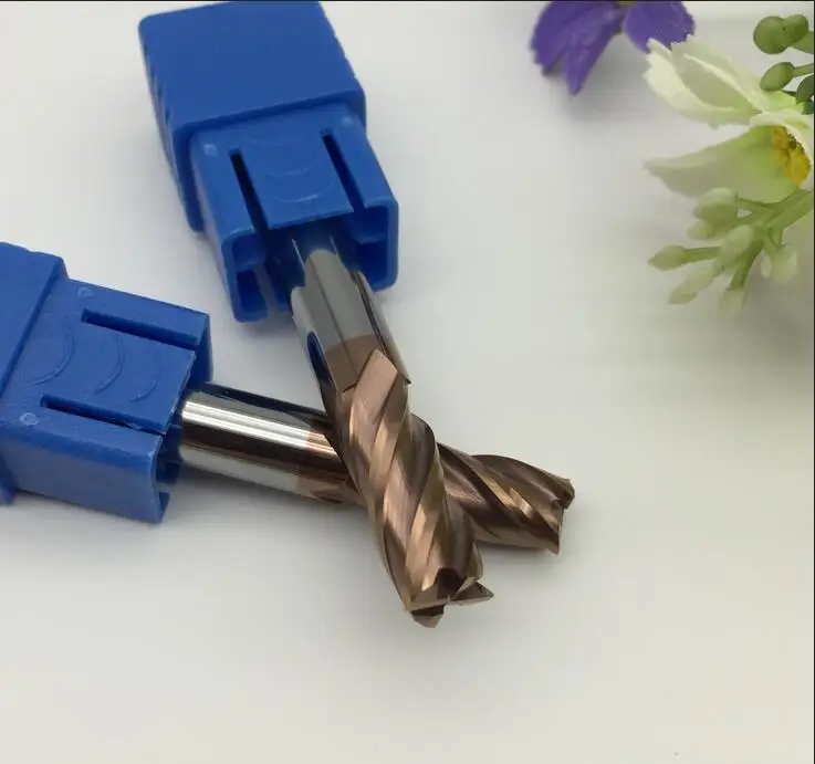 1pc Higher quality HRC60 4 flutes endmill milling cutter CNC router bit coating bits 5.0*5*15*50mm for stainless steel | Инструменты