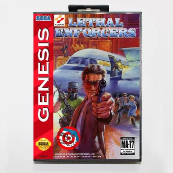 Lethal Enforcers Game Cartridge 16 bit MD Game Card With Retail Box For Sega Mega Drive For Genesis
Lethal Enforcers Game Cartridge 16 bit MD Game Card With Retail Box For Sega Mega Drive For Genesis