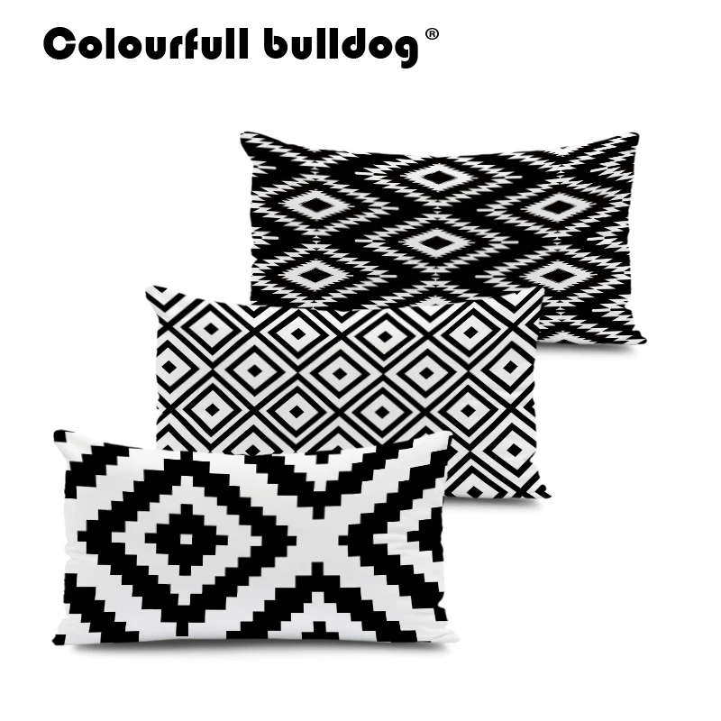 Dropshipping Lumbar Pillowcases Black and White Geometric 30*50cm Striped Rhombus Rectangle Trapezoidal Cushion Cover Sofa Decor
Dropshipping Lumbar Pillowcases Black and White Geometric 30*50cm Striped Rhombus Rectangle Trapezoidal Cushion Cover Sofa Decor