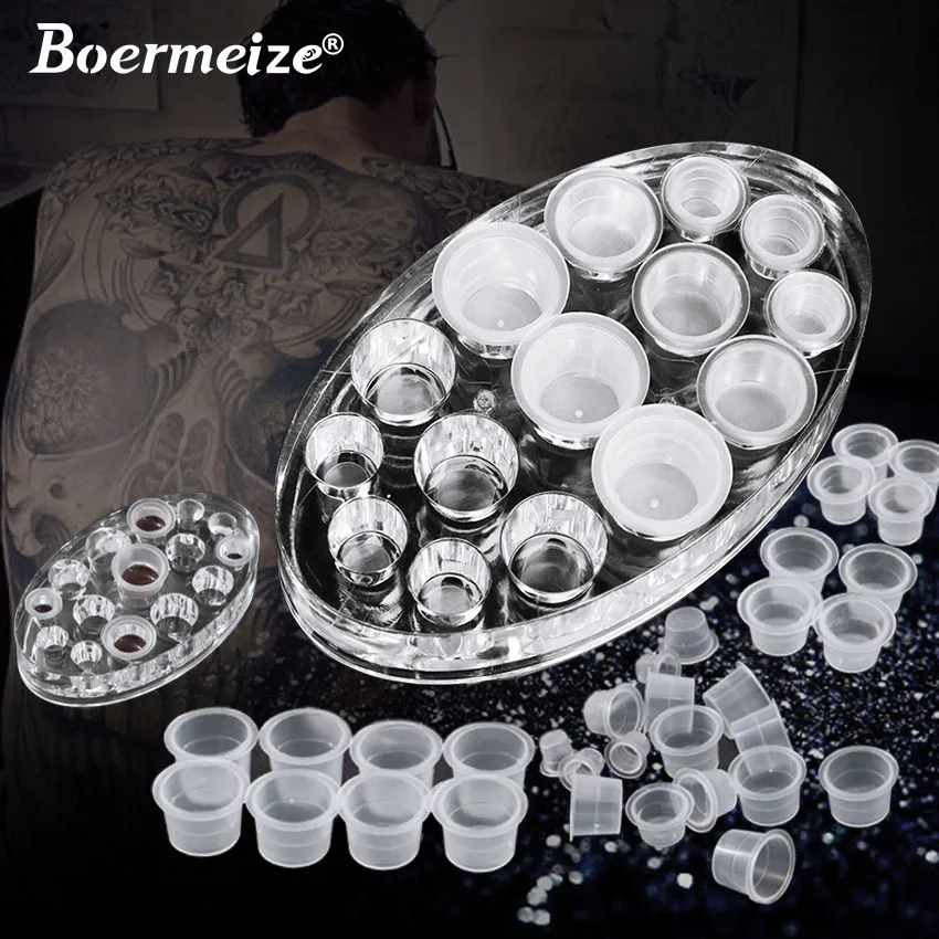 Tattoo Ink Cup Holder Kit Pigment Container Cap Permanent Makeup Eyebrow Lip Microblading Eyelash Extension Supplies Tool Set
Tattoo Ink Cup Holder Kit Pigment Container Cap Permanent Makeup Eyebrow Lip Microblading Eyelash Extension Supplies Tool Set