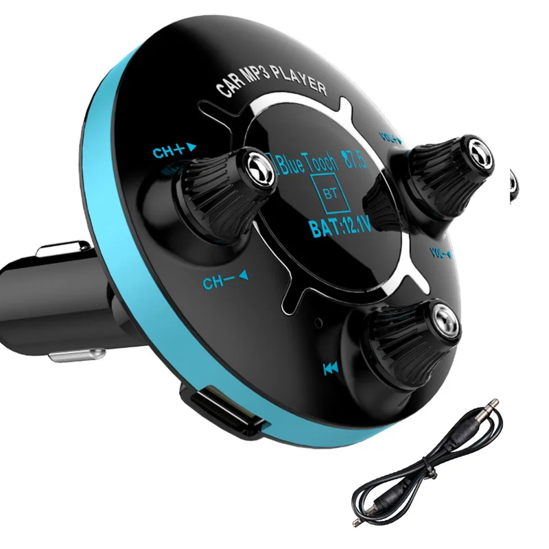 Auto BT13 FM Modulator Bluetooth FM Transmitter Handsfree Car Audio MP3 Player AUX Output Double USB Car Electronics Accessories
Auto BT13 FM Modulator Bluetooth FM Transmitter Handsfree Car Audio MP3 Player AUX Output Double USB Car Electronics Accessories