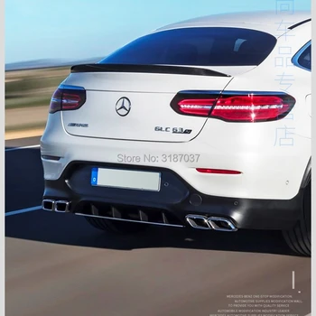 For Benz GLc Coupe Spoiler YC ABS Plastic Unpainted Color Rear Roof Spoiler Wing Trunk Lip Boot Cover Car Styling
For Benz GLc Coupe Spoiler YC ABS Plastic Unpainted Color Rear Roof Spoiler Wing Trunk Lip Boot Cover Car Styling