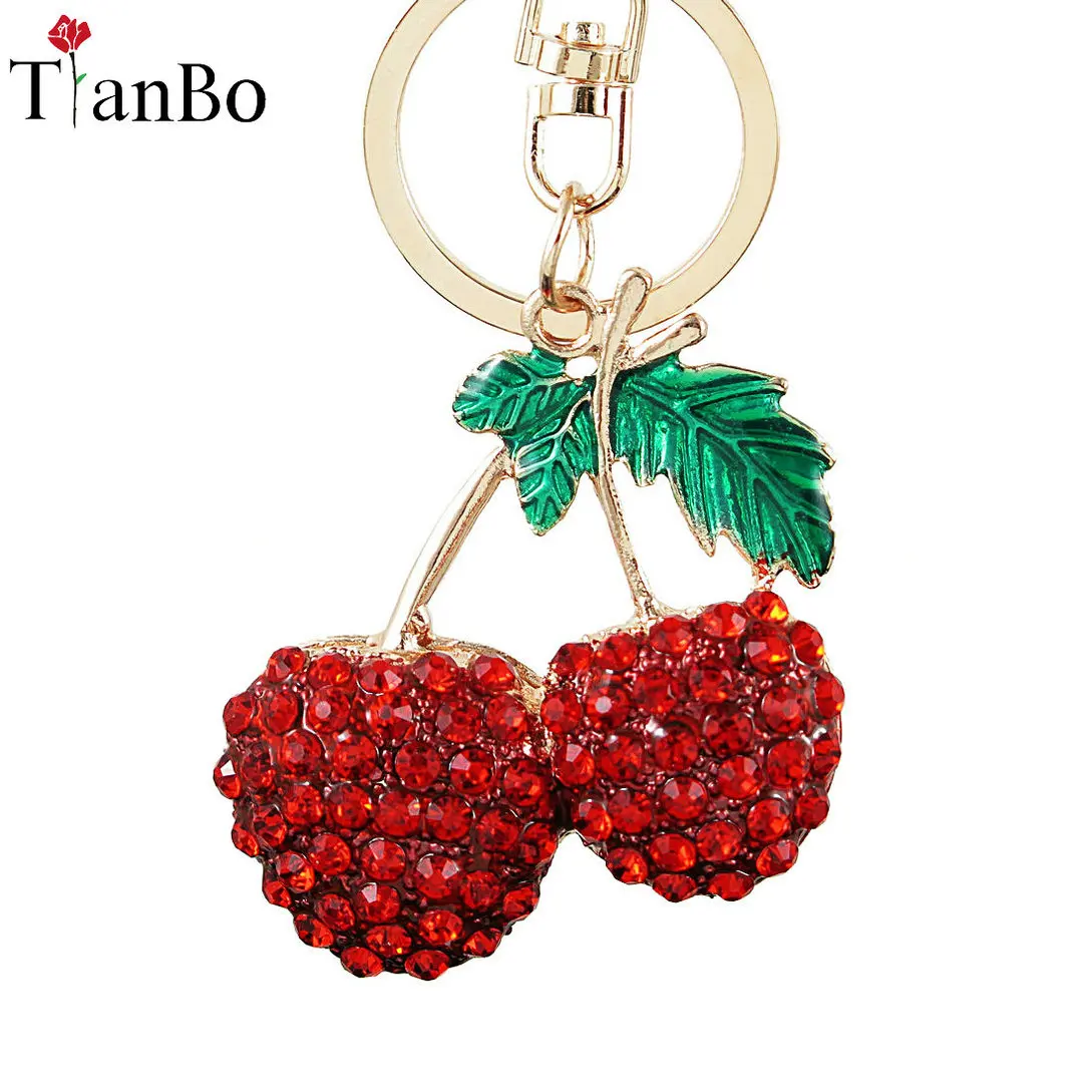 Cherry oxheart Leaves New Cute Crystal Rhinestone Charm Pendant Purse Handbag Car Key Keyring Keychain Party Birthday Gift
Cherry oxheart Leaves New Cute Crystal Rhinestone Charm Pendant Purse Handbag Car Key Keyring Keychain Party Birthday Gift