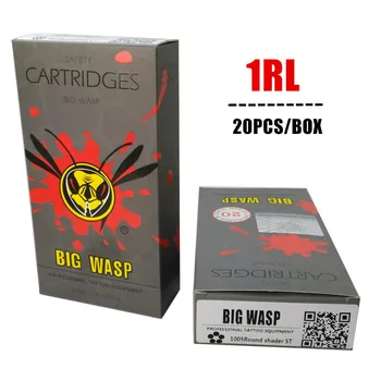 BIGWASP Gray Disposable Needle Cartridge 1 Round Liner (1RL) 20Pcs/Box
BIGWASP Gray Disposable Needle Cartridge 1 Round Liner (1RL) 20Pcs/Box