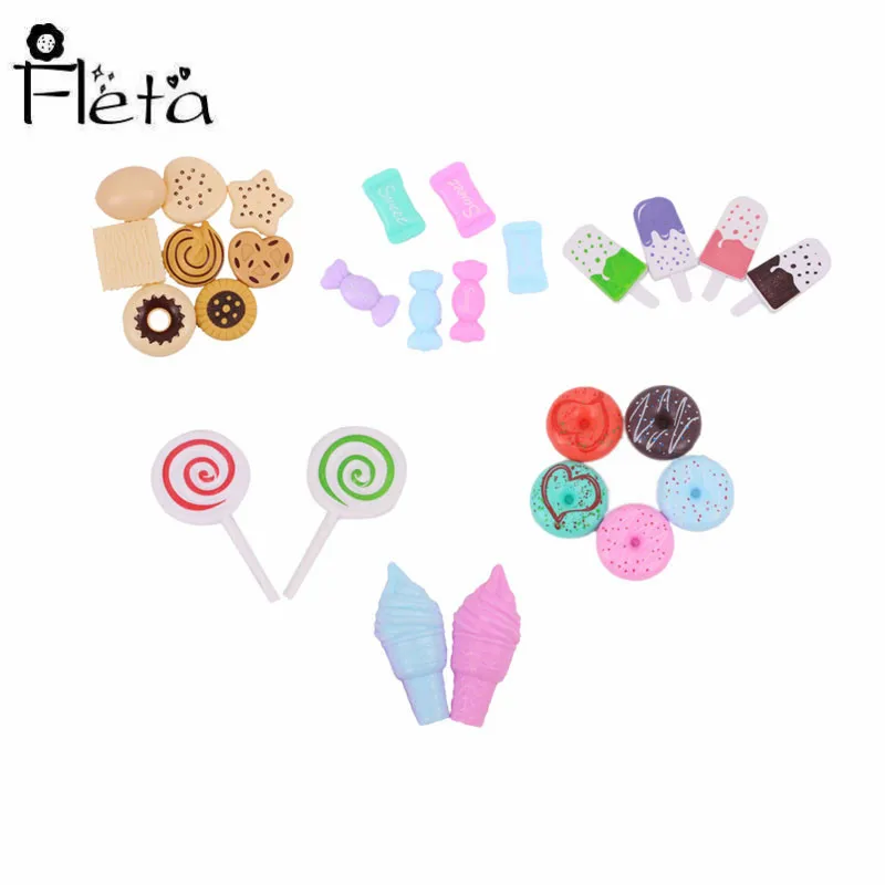 Fleta doll's new 6-piece candy biscuit mini mold doll toy accessories to send baby toys to provide the best gift
Fleta doll's new 6-piece candy biscuit mini mold doll toy accessories to send baby toys to provide the best gift