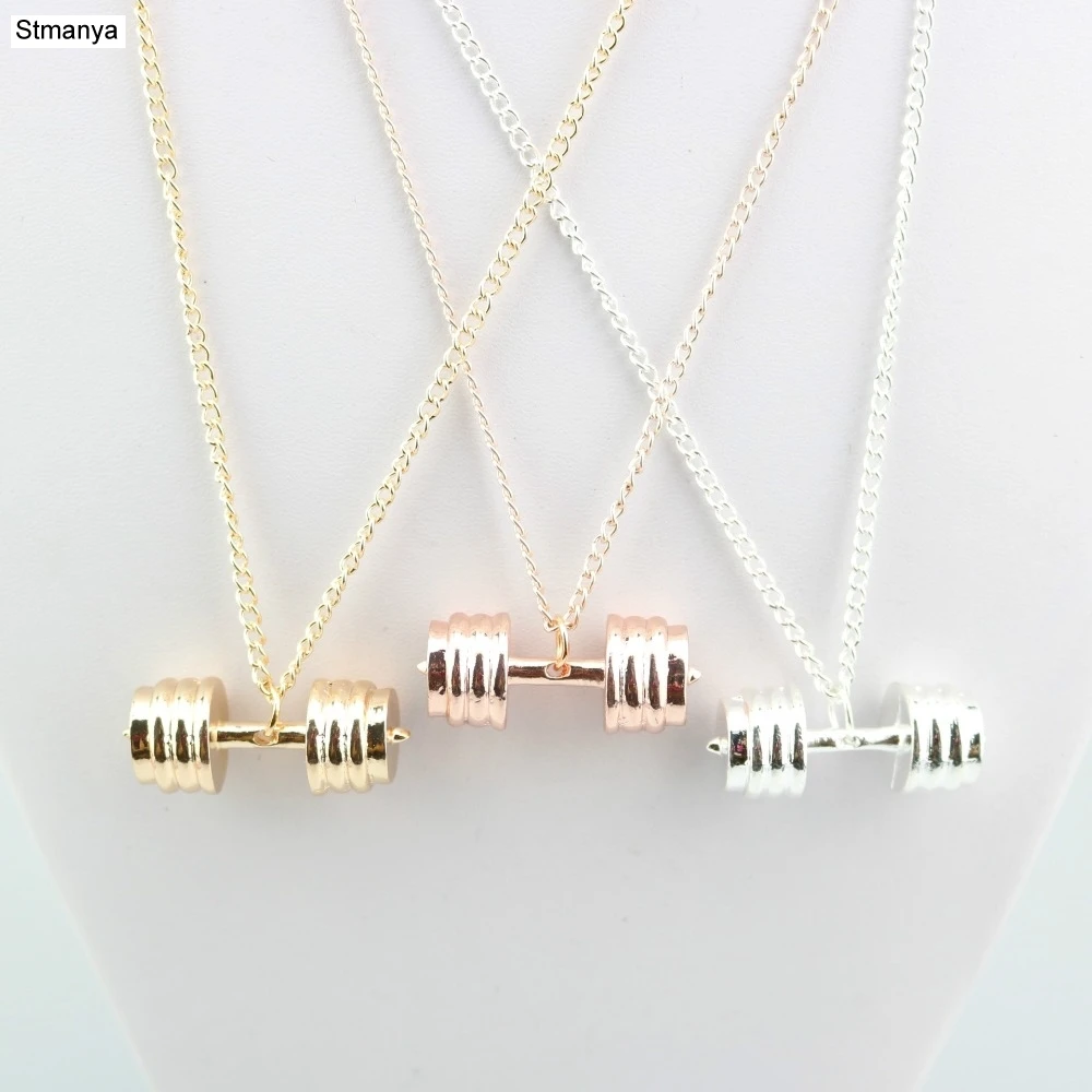 New Fashion 3 Color Custom Initial Dumbbell Pendant Necklace Personalized Sport Dumbbell Weight Lifting Charm Gym Jewelry N1141
New Fashion 3 Color Custom Initial Dumbbell Pendant Necklace Personalized Sport Dumbbell Weight Lifting Charm Gym Jewelry N1141