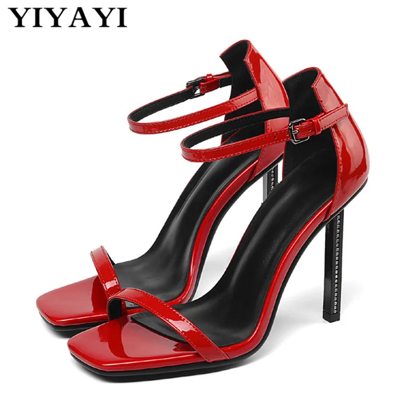 One Strap Women Sandals Crystal Super High Heel Square Open Toe Sandals For Women Party Outdoor Mature summer sandals Hot 2019
One Strap Women Sandals Crystal Super High Heel Square Open Toe Sandals For Women Party Outdoor Mature summer sandals Hot 2019