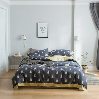 Tencel Silk Bedding Set Comforter Bedding Sets 4Pcs Bed Set Various Size Pillowcases Duvet Cover Bed Sheet Pineapple
Tencel Silk Bedding Set Comforter Bedding Sets 4Pcs Bed Set Various Size Pillowcases Duvet Cover Bed Sheet Pineapple