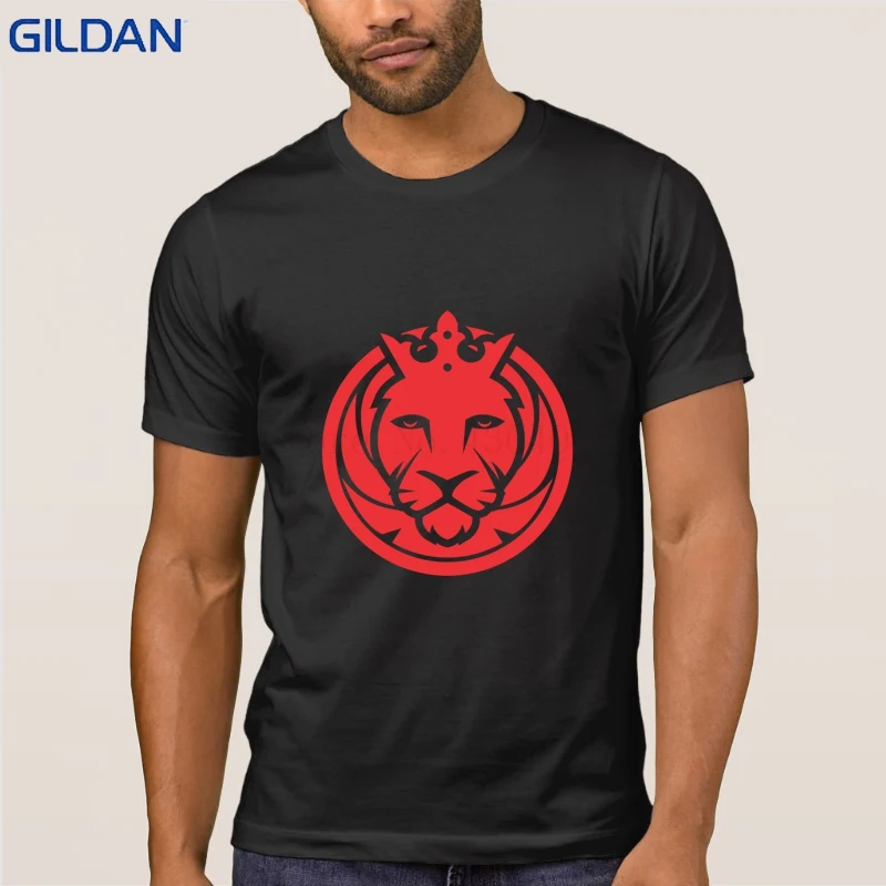 Печатные красный Король Лев футболки известный Camiseta футболка для Для мужчин Homme