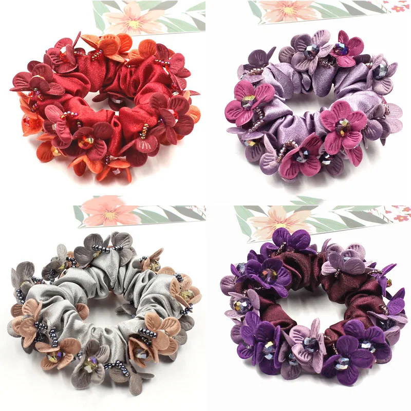 High Quality Fashion Flower Rose Headwear Women Lady Donut Hair Ring Bun Headband Styling Tool Elastic Hair Bands Accessories
High Quality Fashion Flower Rose Headwear Women Lady Donut Hair Ring Bun Headband Styling Tool Elastic Hair Bands Accessories
