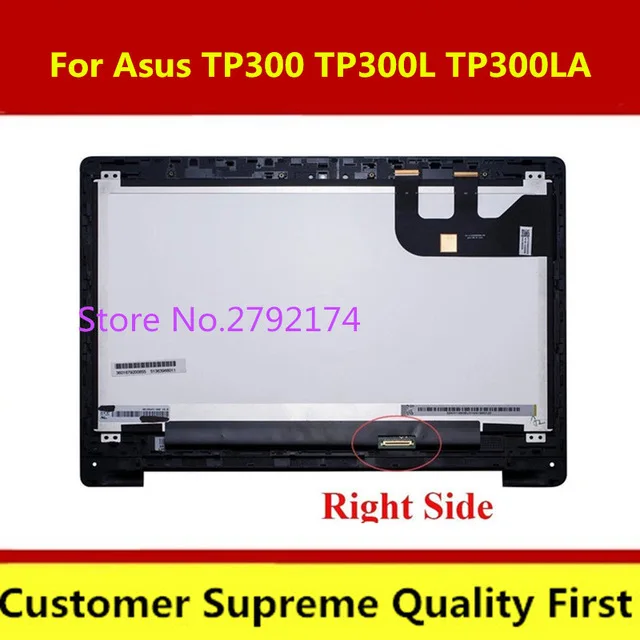 Original 13.3" LCD Replacement for Asus TP300 TP300LA TP300LD Touch LCD Screen Assembly with Frame 1920*1080 1366*768
Original 13.3" LCD Replacement for Asus TP300 TP300LA TP300LD Touch LCD Screen Assembly with Frame 1920*1080 1366*768