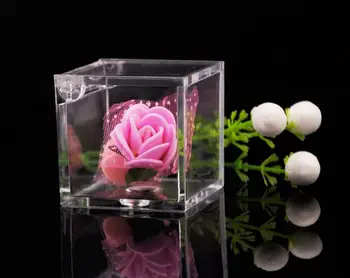 100pcs Wedding Favor PS Environmental Flip Transparent Plastic Square Packing Box Candy Boxes 2 Sizes For U Pick
100pcs Wedding Favor PS Environmental Flip Transparent Plastic Square Packing Box Candy Boxes 2 Sizes For U Pick