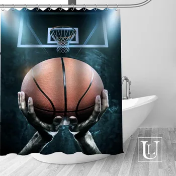 Custom baketball Bath Curtain Fabric Modern Shower Curtain bathroom beautiful Curtains Bath decor
Custom baketball Bath Curtain Fabric Modern Shower Curtain bathroom beautiful Curtains Bath decor