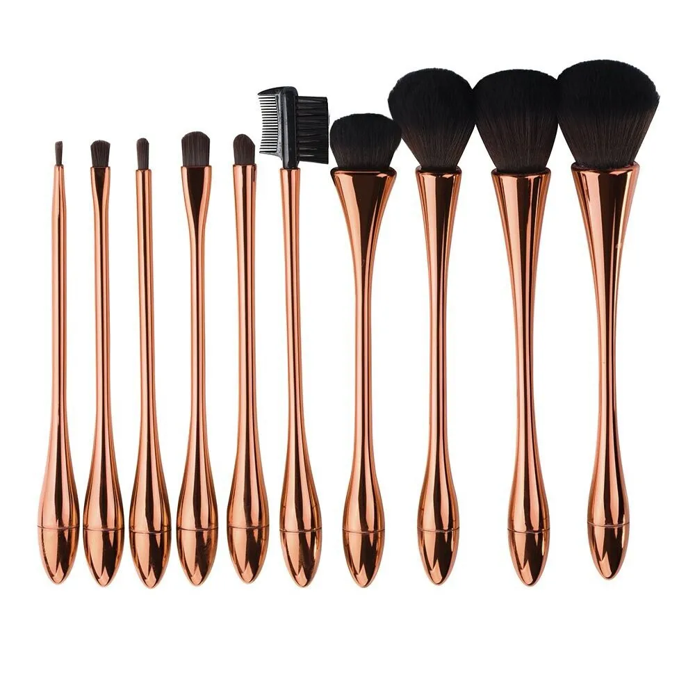10x Makeup Brushes Set Foundation Powder Eyeshadow Eyeliner Lip Brush Tools pinceaux maquillage W100
10x Makeup Brushes Set Foundation Powder Eyeshadow Eyeliner Lip Brush Tools pinceaux maquillage W100