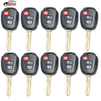 KEYECU 10 Pcs 3 Button Keyless Entry Uncut Ignition Remote Car Key Fob With G Chip for Toyota Prius C 2012-2013 FCC ID:HYQ12BDM
KEYECU 10 Pcs 3 Button Keyless Entry Uncut Ignition Remote Car Key Fob With G Chip for Toyota Prius C 2012-2013 FCC ID:HYQ12BDM