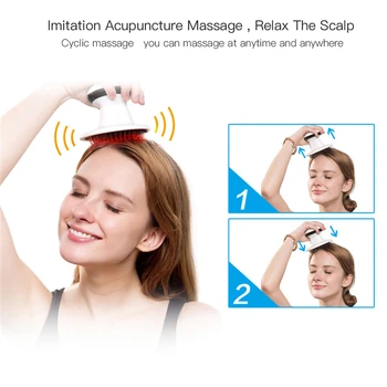 Electric Infrared Head Massager Neck Scalp Relieve Whole Body Stress Acupoint Massage Claw household Massager AEAM084WQ-4546
Electric Infrared Head Massager Neck Scalp Relieve Whole Body Stress Acupoint Massage Claw household Massager AEAM084WQ-4546