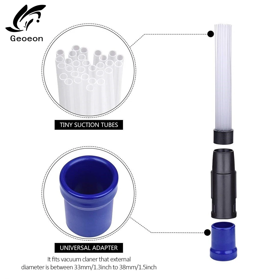 Geoeon Portable universal vacuum cleaner cleaning tool Universal vacuum attachment dust dad Cleaning brush vent keyboard A76
Geoeon Portable universal vacuum cleaner cleaning tool Universal vacuum attachment dust dad Cleaning brush vent keyboard A76