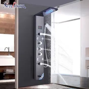 Senlesen Rainfall Waterfall LED Shower Head Nickle/ORB/Gold Shower Panel Ceramic Valve Water Mixer Tap Para Bathroom Shower
Senlesen Rainfall Waterfall LED Shower Head Nickle/ORB/Gold Shower Panel Ceramic Valve Water Mixer Tap Para Bathroom Shower
