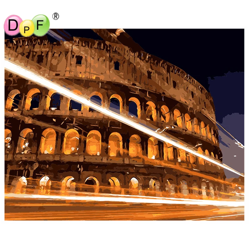 DPF Oil Painting By Numbers Rome architecture Frameless Paint On Canvas Wall Picture For Living Room Wall Art Home Decor crafts
DPF Oil Painting By Numbers Rome architecture Frameless Paint On Canvas Wall Picture For Living Room Wall Art Home Decor crafts