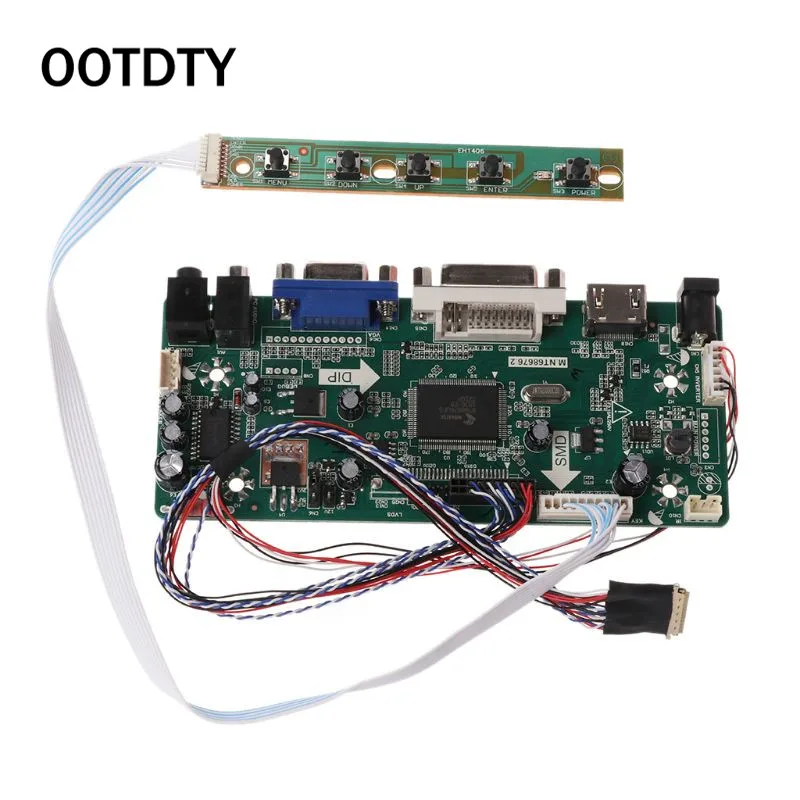 Controller Board LCD HDMI DVI VGA Audio PC Module Driver DIY Kit 15.6" Display B156XW02 1366X768 1ch 6/8-bit 40 Pin Panel
Controller Board LCD HDMI DVI VGA Audio PC Module Driver DIY Kit 15.6" Display B156XW02 1366X768 1ch 6/8-bit 40 Pin Panel