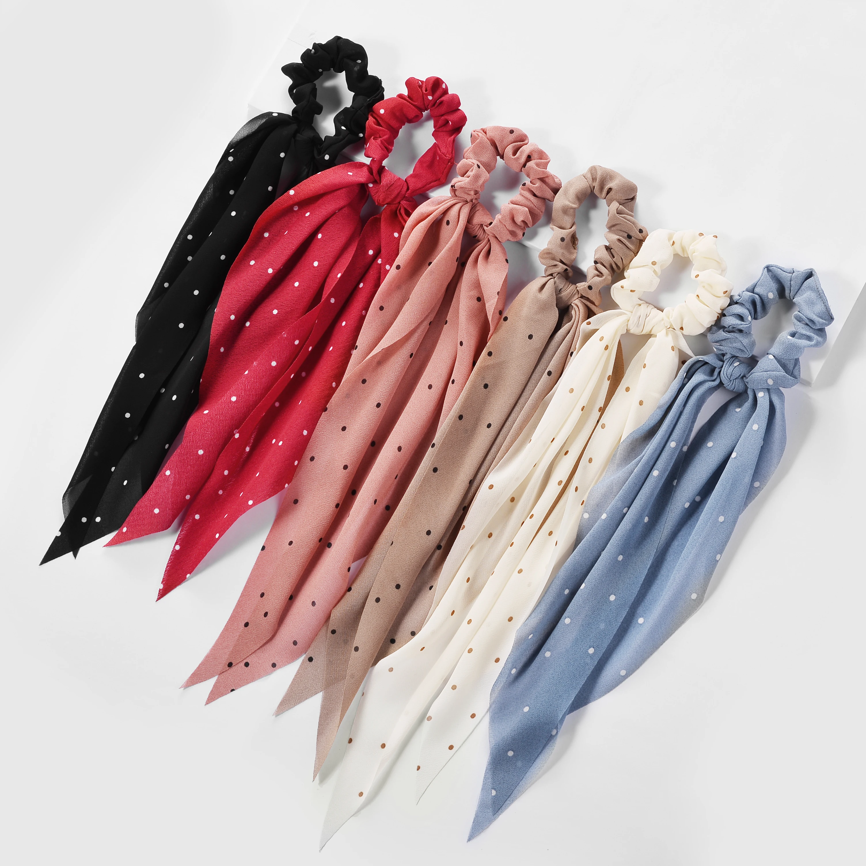 LUNA CHIAO 2019 Fall Winter New Hair Accessories Polka Dot Fabric Hair Scarf Ponytail Holder Elastic Scrunchies 6pieces/set
LUNA CHIAO 2019 Fall Winter New Hair Accessories Polka Dot Fabric Hair Scarf Ponytail Holder Elastic Scrunchies 6pieces/set