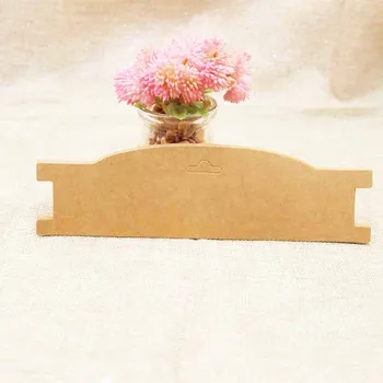 21*5.90cm 100pcs kraft paper cardboard elastic headband display tag card hair band packing card custom logo cost extra
21*5.90cm 100pcs kraft paper cardboard elastic headband display tag card hair band packing card custom logo cost extra