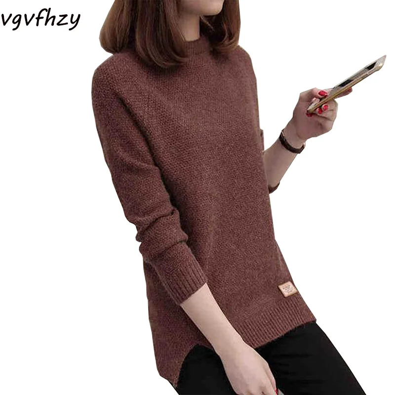 2017 New Autumn Winter Sweater women Knitted Cashmere sweater And Long Sleeve loose Female Thicker Winter Pullover Sweater LU513 
2017 New Autumn Winter Sweater women Knitted Cashmere sweater And Long Sleeve loose Female Thicker Winter Pullover Sweater LU513