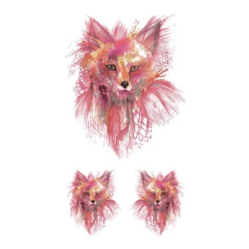 NEW Hot Design Temporary Tattoo for Adult Waterproof Tatoo Sticker Body Art Color Pencil Hand Painted Fox Fake Tattoo Man Woman
NEW Hot Design Temporary Tattoo for Adult Waterproof Tatoo Sticker Body Art Color Pencil Hand Painted Fox Fake Tattoo Man Woman