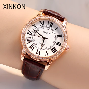 XINKON Fashion Women Watches Lady Watch Luxury Leather Quartz Wrist Watch Girls Women Ladies Gifts Students Present Dropshipping
XINKON Fashion Women Watches Lady Watch Luxury Leather Quartz Wrist Watch Girls Women Ladies Gifts Students Present Dropshipping