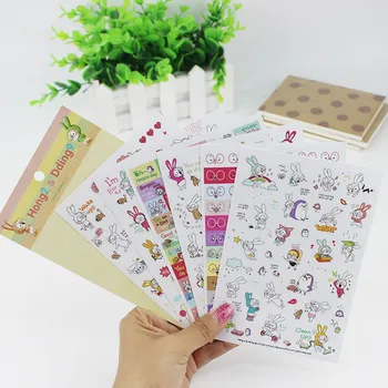 6PCS/lot Cartoon Rabbit Sticker Notebook Album Calendar Memo Message Diary Notes Decor Scrapbook Paper Sticker Kid Gift
6PCS/lot Cartoon Rabbit Sticker Notebook Album Calendar Memo Message Diary Notes Decor Scrapbook Paper Sticker Kid Gift