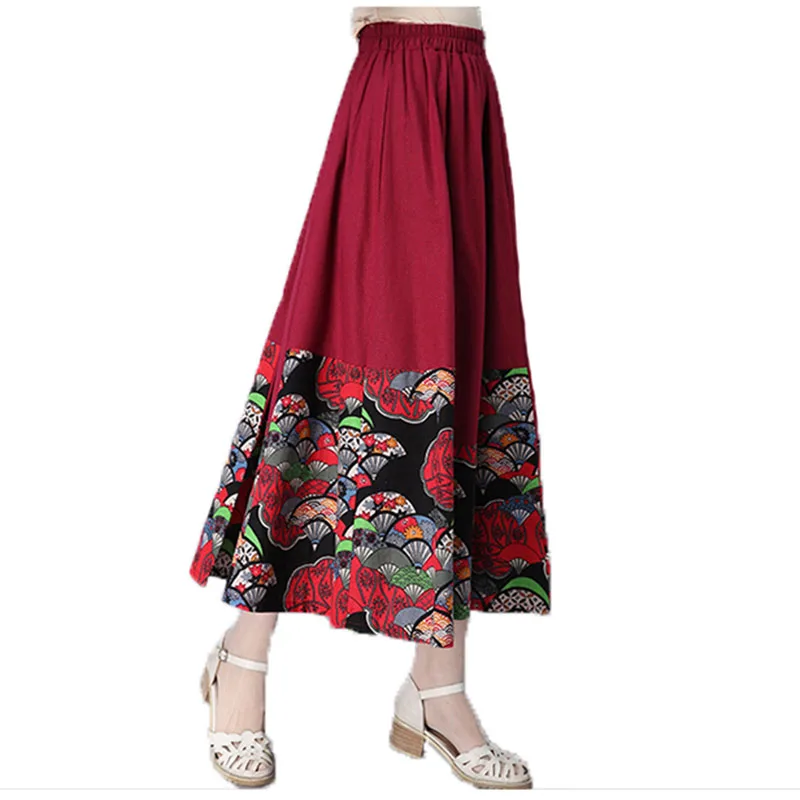 Vintage Elegant Harajuku Skirts Womens Jupe Femme Maxi SkirtHigh Waist Skirtes Chinese Style Summer Vetement Femme Clothes
Vintage Elegant Harajuku Skirts Womens Jupe Femme Maxi SkirtHigh Waist Skirtes Chinese Style Summer Vetement Femme Clothes