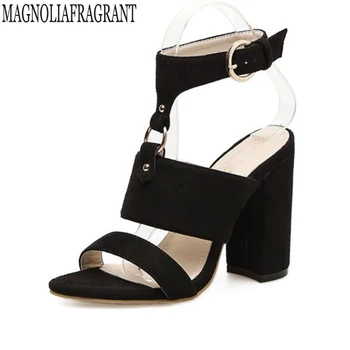 New Summer Peep Toe Ankle Strap High Heel Sandals platform shoes Lady Women Shoes Pumps Suede rough with sandalia feminina k697
New Summer Peep Toe Ankle Strap High Heel Sandals platform shoes Lady Women Shoes Pumps Suede rough with sandalia feminina k697