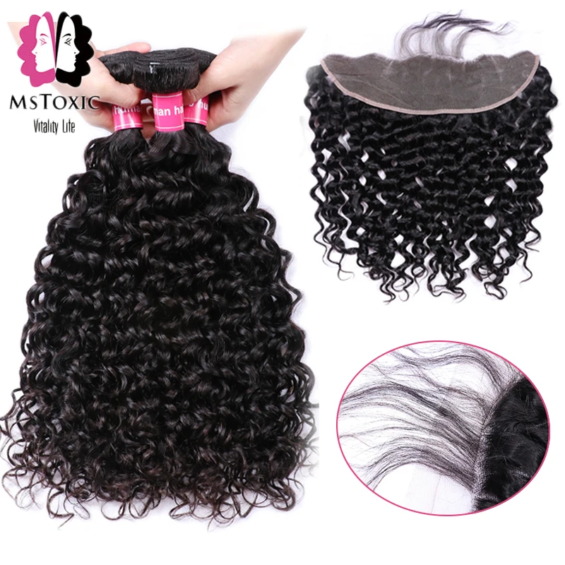 Mstoxic Peruvian Water Wave Bundles With Frontal Closure Non Remy Human Hair Lace Frontal Closure With Bundles Natural Color
Mstoxic Peruvian Water Wave Bundles With Frontal Closure Non Remy Human Hair Lace Frontal Closure With Bundles Natural Color