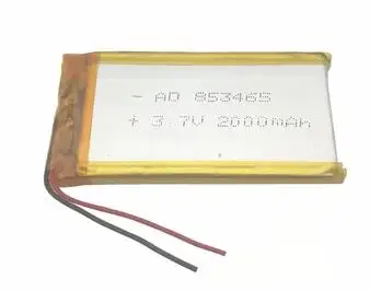 Free shipping 853465 3.7v 2000mah li-polymer battery polymer lithium li-po li-ion battery for power bank MP4 MP5 mini speaker
Free shipping 853465 3.7v 2000mah li-polymer battery polymer lithium li-po li-ion battery for power bank MP4 MP5 mini speaker