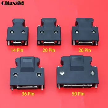 SCSI Connector MDR 14 20 26 36 50 Pin Male Plug for Panasonic Yaskawa Mitsubishi Delta Servo Motor Drive IO Control Connector
SCSI Connector MDR 14 20 26 36 50 Pin Male Plug for Panasonic Yaskawa Mitsubishi Delta Servo Motor Drive IO Control Connector