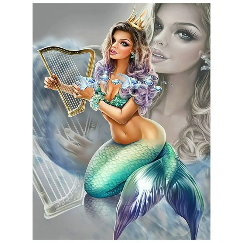 DIY Diamond painting Cross stitch Kit square Diamond embroidery Mermaid 5D rhinestone mosaic Needlework Pattern Home Decor 
DIY Diamond painting Cross stitch Kit square Diamond embroidery Mermaid 5D rhinestone mosaic Needlework Pattern Home Decor